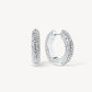 HILLBERG AND BERK MEDIUM SPARKLE HOOPS