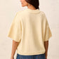 THE TRICIA LOFTY ELBOW SLV CREW NECK SWEATER