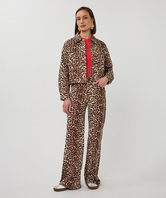 THE MONROE LEOPARD JEANS