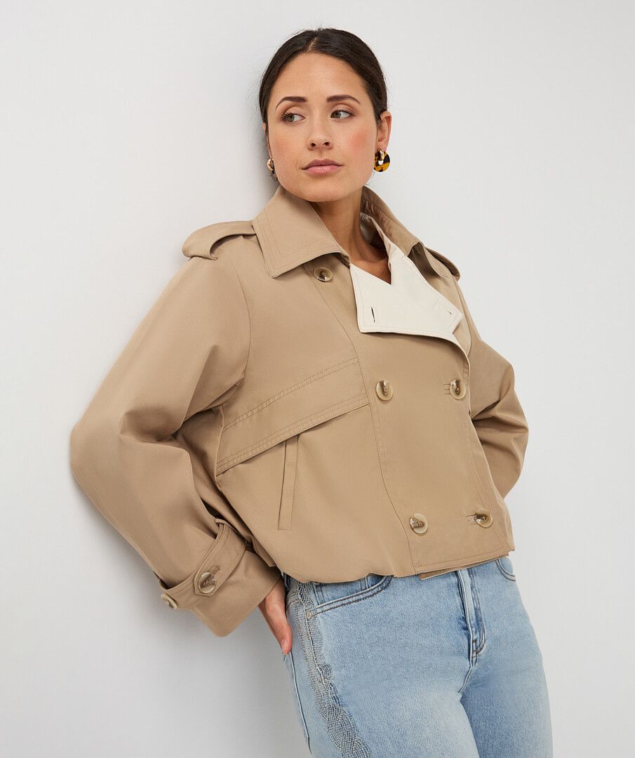 THE HARLOW SHORT TRENCH JACKET