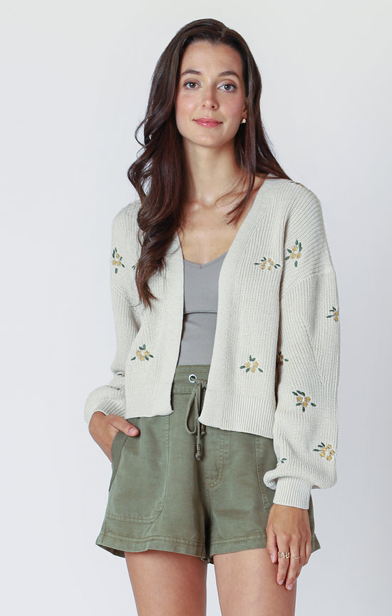 THE IRIS SHORT EMBROIDERED CARDIGAN 2527254