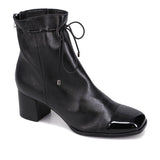 VALINA GATHERED HEELED ANKLE BOOT