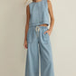DAYCATION DENIM UTILITY PANT