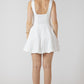 THE LIBBY FIT AND FLARE MINI  DRESS