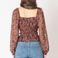 THE JANIE SQUARE NECK BLOUSE