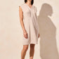 SLVLESS HOODED DRESS W/ POCKETS 2069O