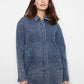 THE CREW QUILTED DENIM JACKET W/ POCKETS