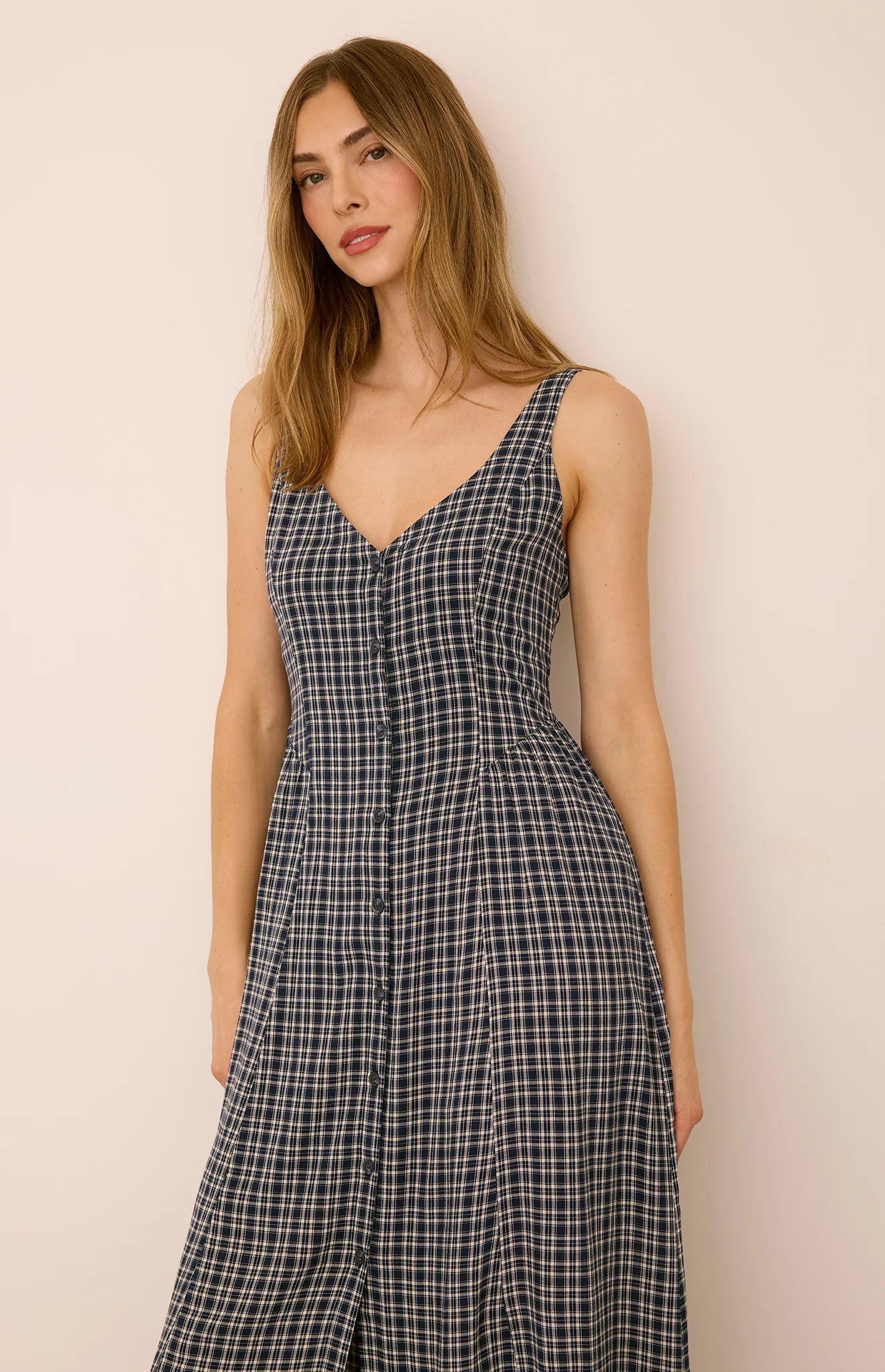ASTORIA CHECKED DRESS