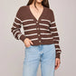 EDEN STRIPED CARDIGAN GF-3084