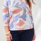 THE BONNIE 3/4 SLEEVE CREW NECK TOP
