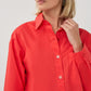 THE MAVEN CROPPED LONG SLEEVE CUFF BLOUSE