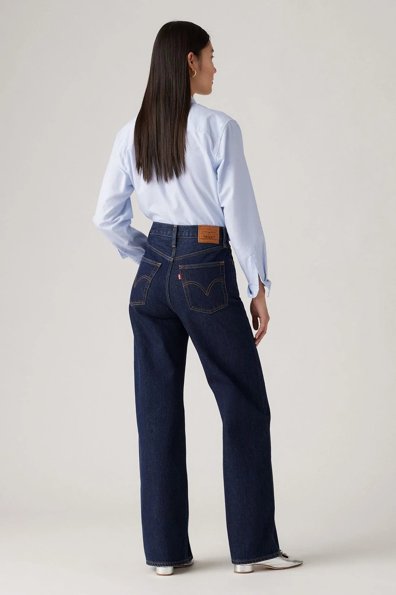 LEVIS RIBCAGE WIDE LEG JEANS