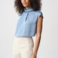 RECYLCED SATIN TURTLENECK TOP