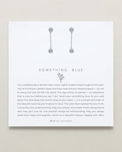 BRYAN ANTHONY SOMETHING BLUE DROP EARRINGS