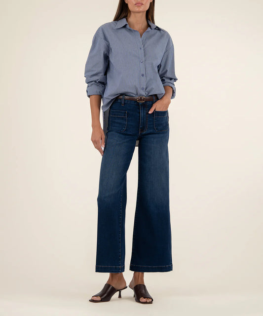 MEG HIGH RISE WIDE LEG WITH POCKET PATCH