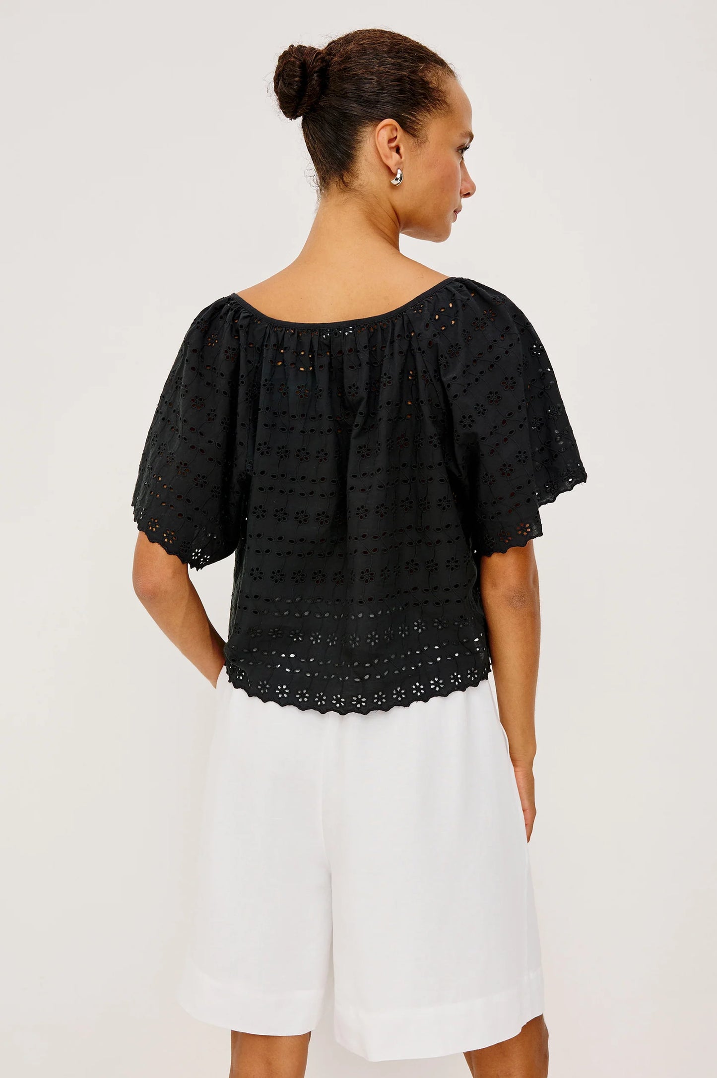 MILLER S/S EYELET TOP