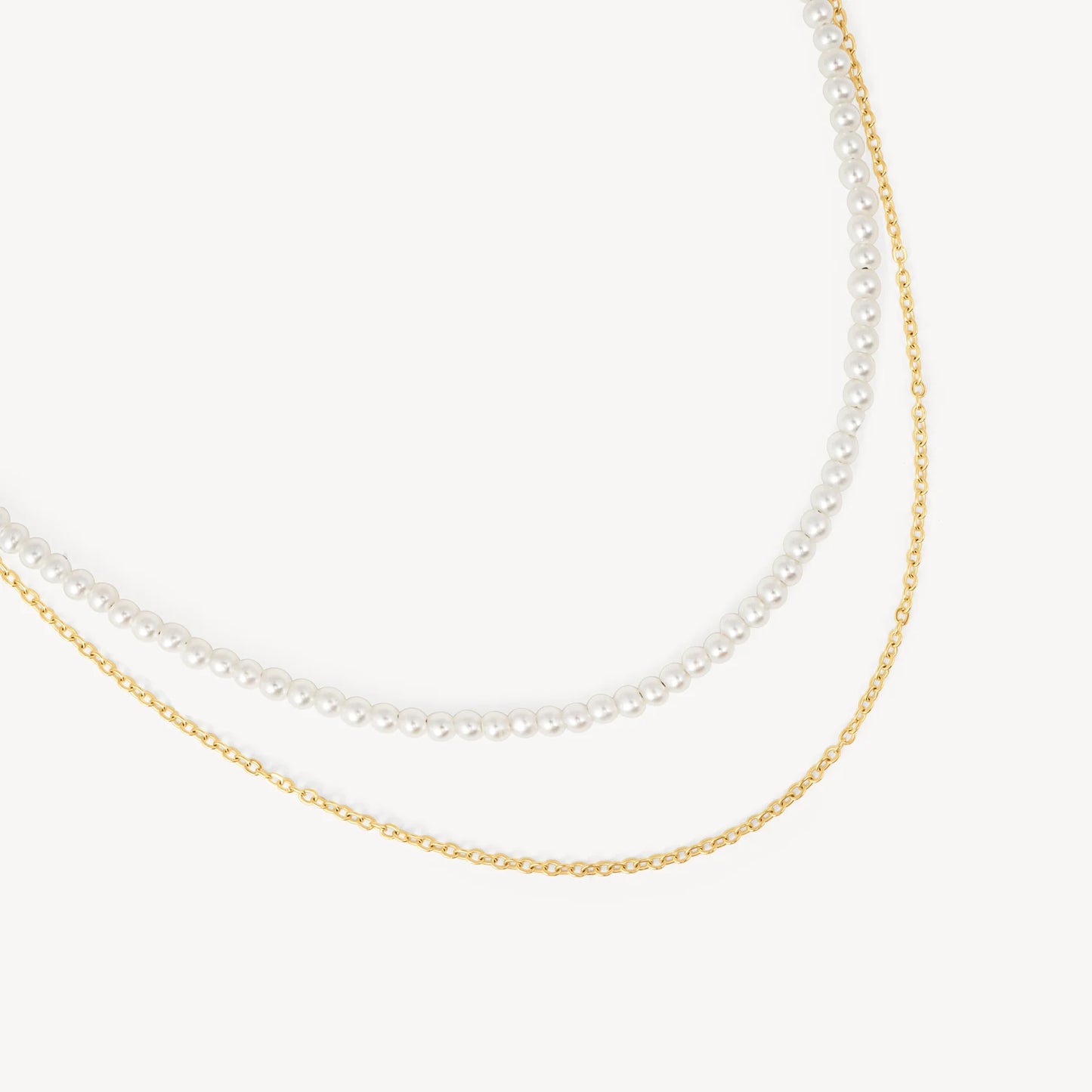 HILLBERG AND BERK DOUBLE LAYER PEARL NECKLACE