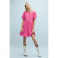 THE VIVIAN   TEXTURED MINI DRESS