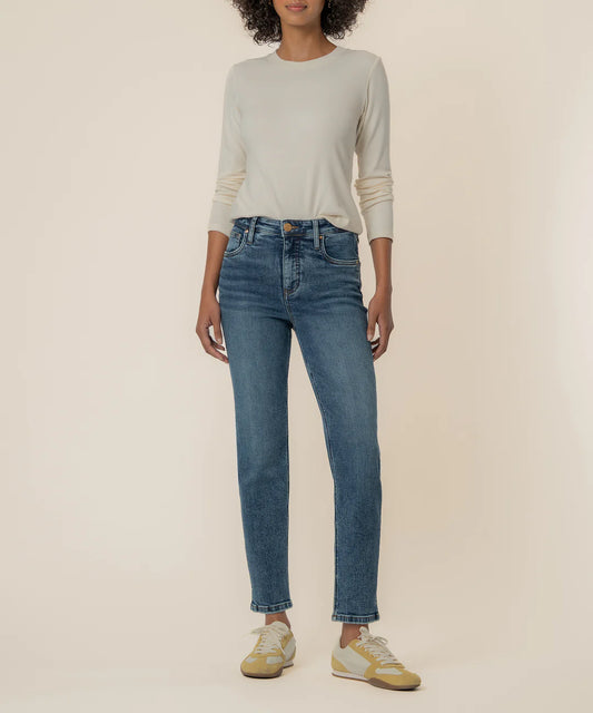 RACHAEL HIGH RISE FAB AB MOM JEAN