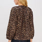 SAINT LEOPARD PRINT TOP