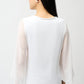 CHIC V NECK PULLOVER