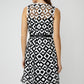 PATTERN FAUX LEATHER/MESH DRESS 256434