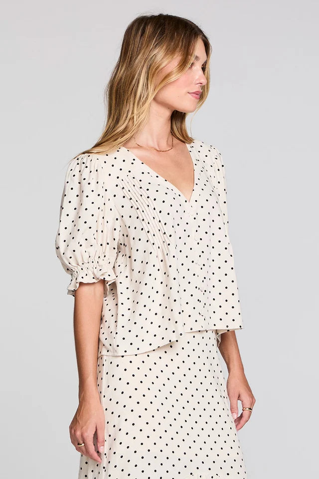 PRESLEE POLKA DOT TOP