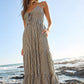 STEIN STRIPE MIDI DRESS