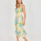 THE BROOKLYN MIDI FLORAL DRESS