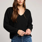 TUCKER VNECK PULLOVER SWEATER