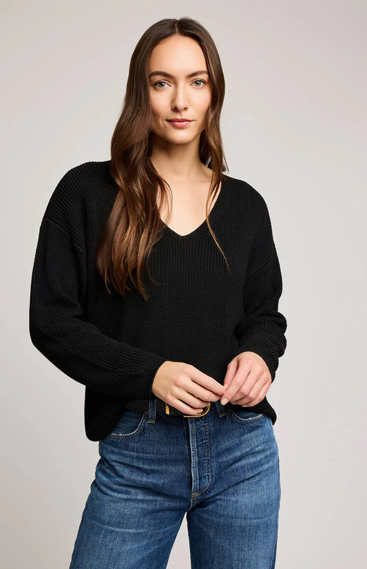 TUCKER VNECK PULLOVER SWEATER