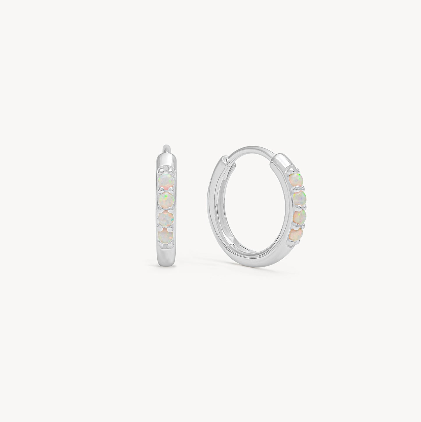 HILLBERG SMALL OPAL HOOPS