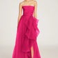 TERESA STRAPLESS DRAPED GOWN BY THEIA 8817572