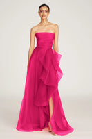 TERESA STRAPLESS DRAPED GOWN BY THEIA 8817572