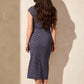 MAXI DRESS W FRONT TIE BELT 2025O