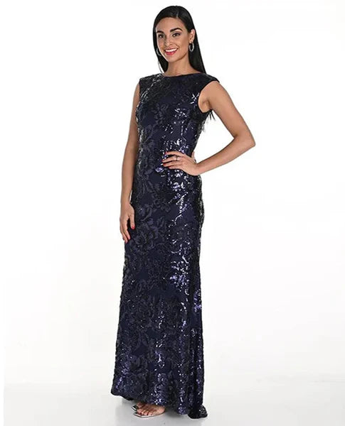 SEQUIN LONG SPECIAL OCCASION DRESS 249421U