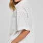 LOUISA  S/S EYELET TOP
