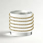 LENNY & EVA 3MM TEXTURED GOLD STRETCH BRACELET