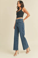 PATCH POCKET WIDE LEG DENIM BP433J