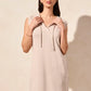 SLVLESS HOODED DRESS W/ POCKETS 2069O