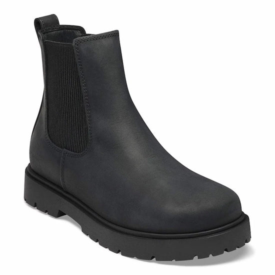 HIGHWOOD SLIP ON MID OILED LEATHER BOOT