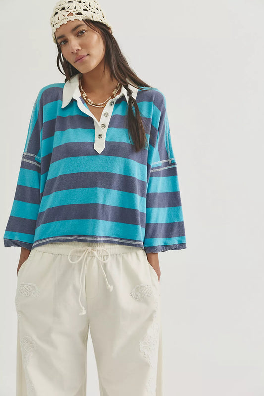 AUGGIE STRIPED TEE BY FP