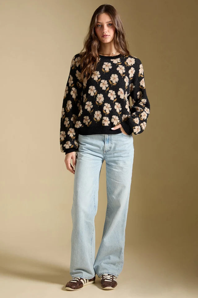 VINCENT FLORAL SWEATER