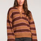 LEILANI LARGE STRIPE SWEATER