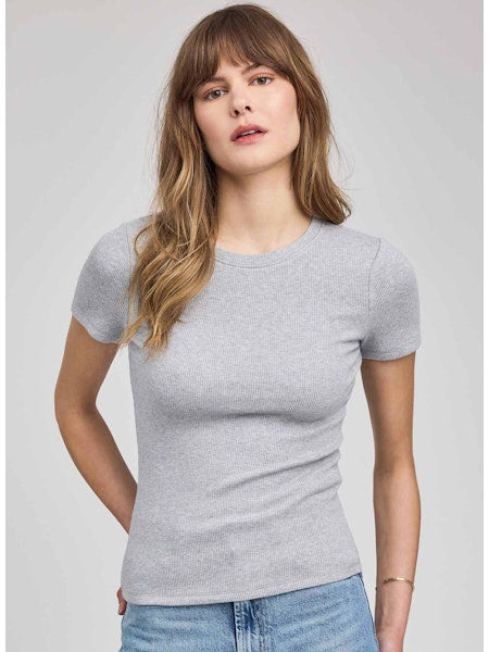 TATE S/S RIBBED TOP