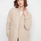 THE CARSON FUZZY JACKET W/ROUND HEM