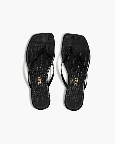 SQUARE TOE LILY CROCODILE