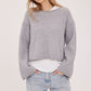 ELARA  RIBBED BOATNECK SWEATER