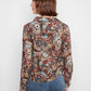 THE CARA  TWIST FRONT SHIRT W/ BUTTONS