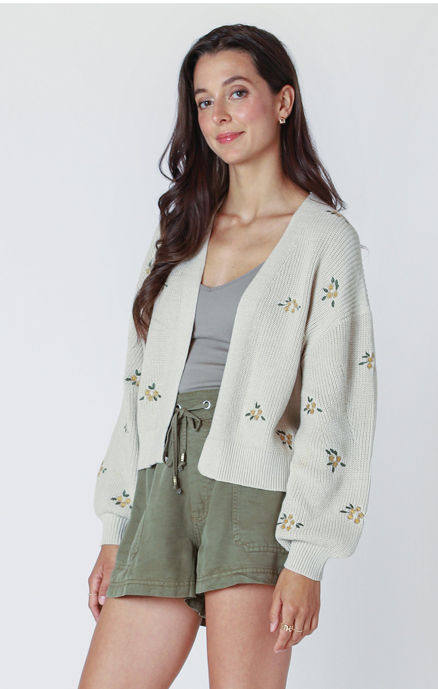 THE IRIS SHORT EMBROIDERED CARDIGAN 2527254